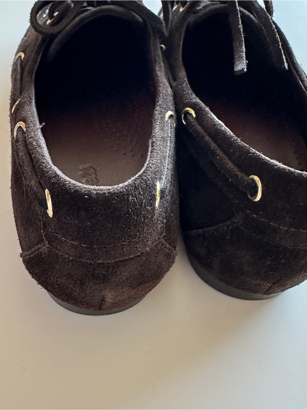New Madewell The Jamie Boat Shoe | Size 7 | Dark Corab - Picture 9 of 10